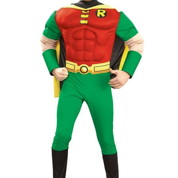 Rubie's Other - Robin Costume Teen Titans Foam Muscle Chest Jumpsuit Size Large